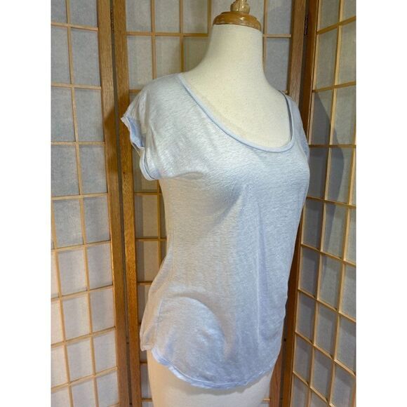 NWT LOFT XS Linen S/S Blouse - Picture 1 of 13